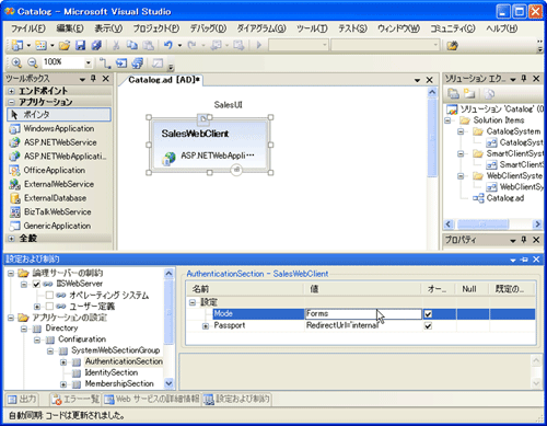 図2 ASP.NET WebアプリケーションにForms認証を設定する